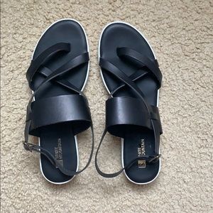 Black White Mountain Sandals